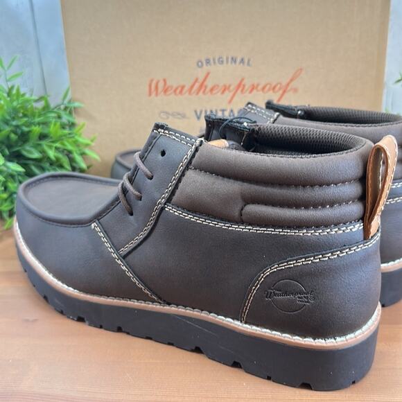 Weatherproof Vintage Men\'s Faux Leather Chukka Boot Size 13 main image 5